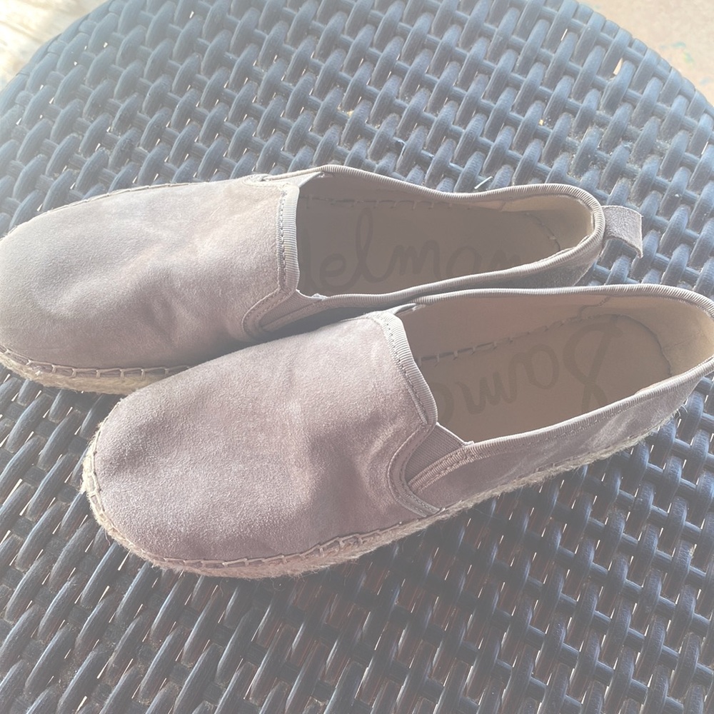 Sam Edelman platform suede espadrilles Carrin 8